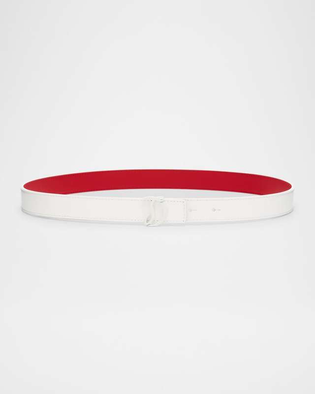 Loubi54 Reversible Belt in Naplak Leather